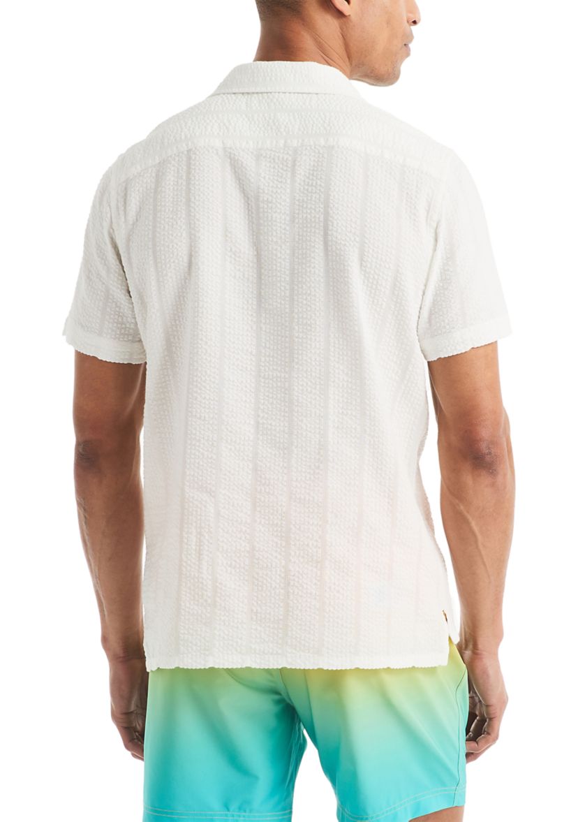 Beach Boys x Nautica Short-Sleeve Seersucker Camp Shirt