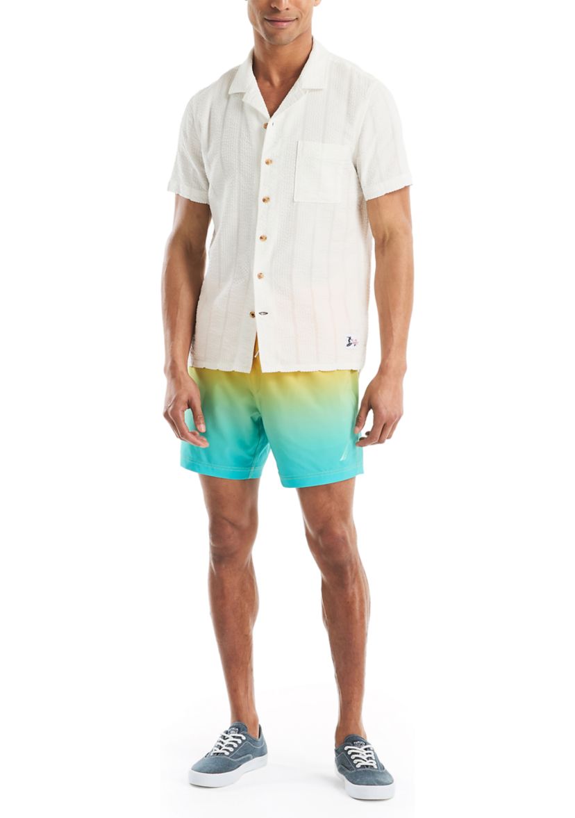 Beach Boys x Nautica Short-Sleeve Seersucker Camp Shirt