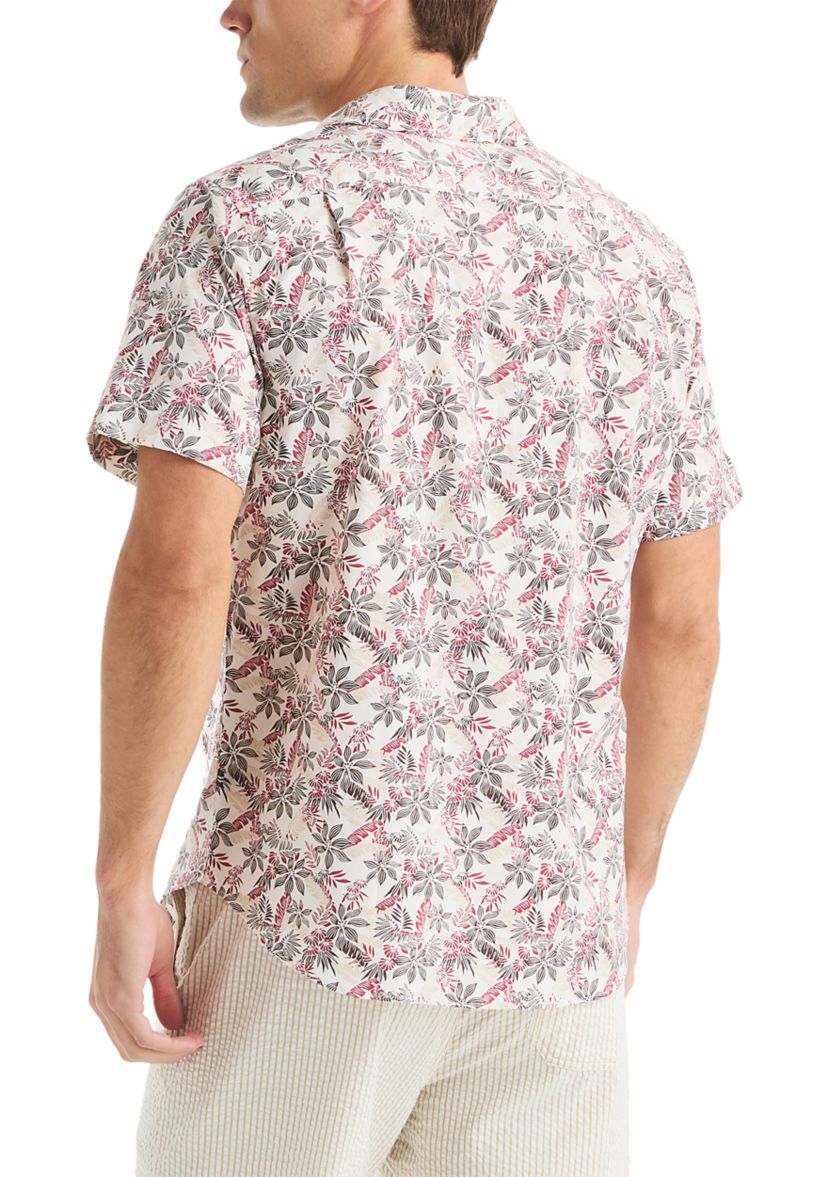 Printed Tencel Button Down Shirt