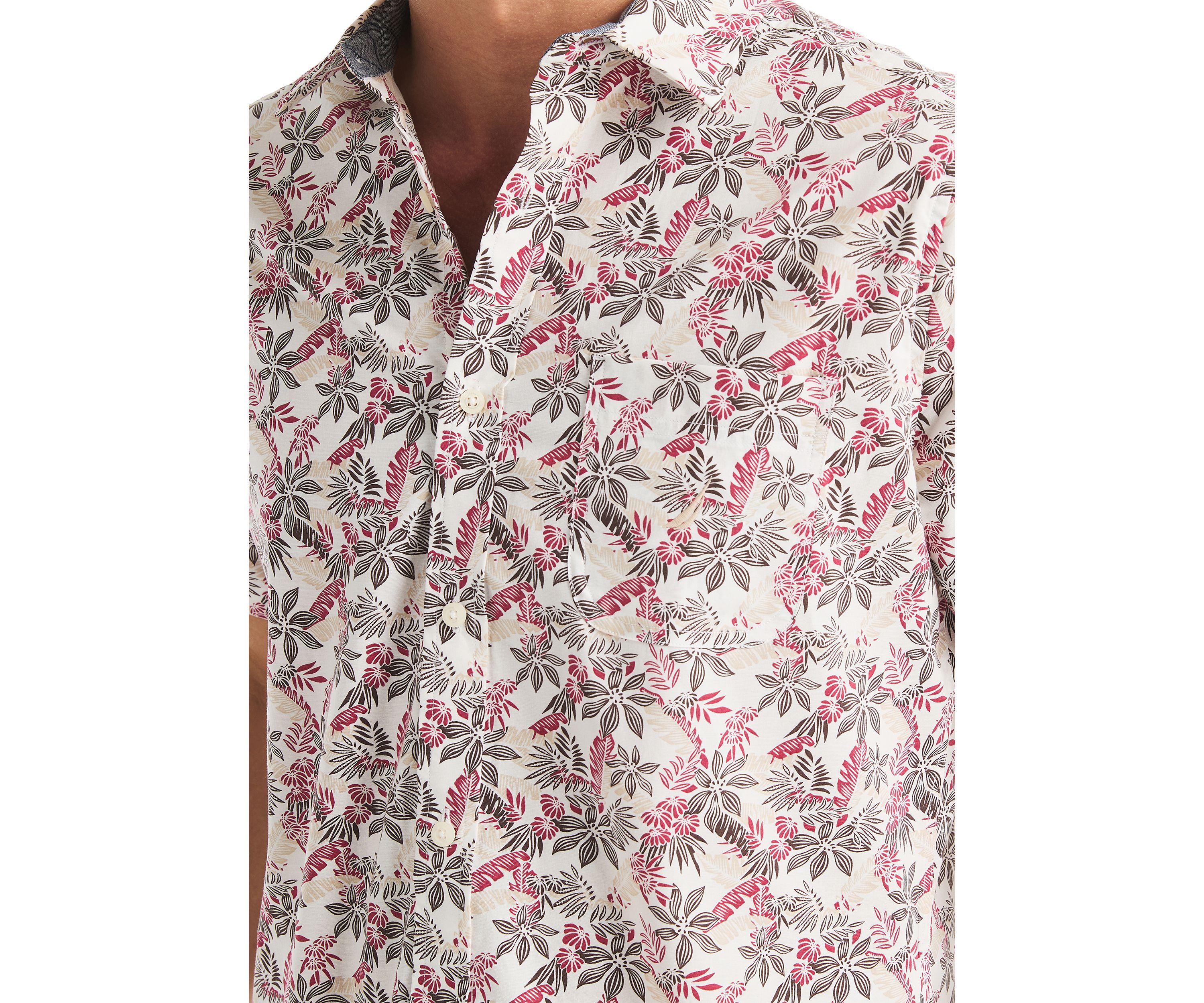 Printed Tencel Button Down Shirt