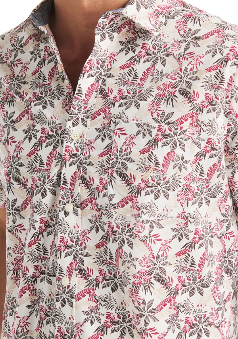 Printed Tencel Button Down Shirt
