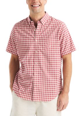 Nautica Men's Tencel Plaid Printed Shirt, 2XL