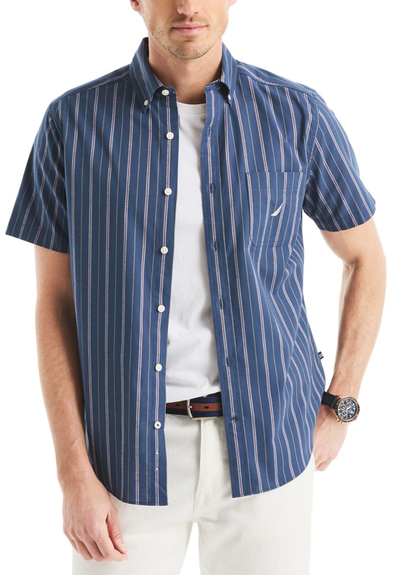 Oxford Stripe Button Down Shirt