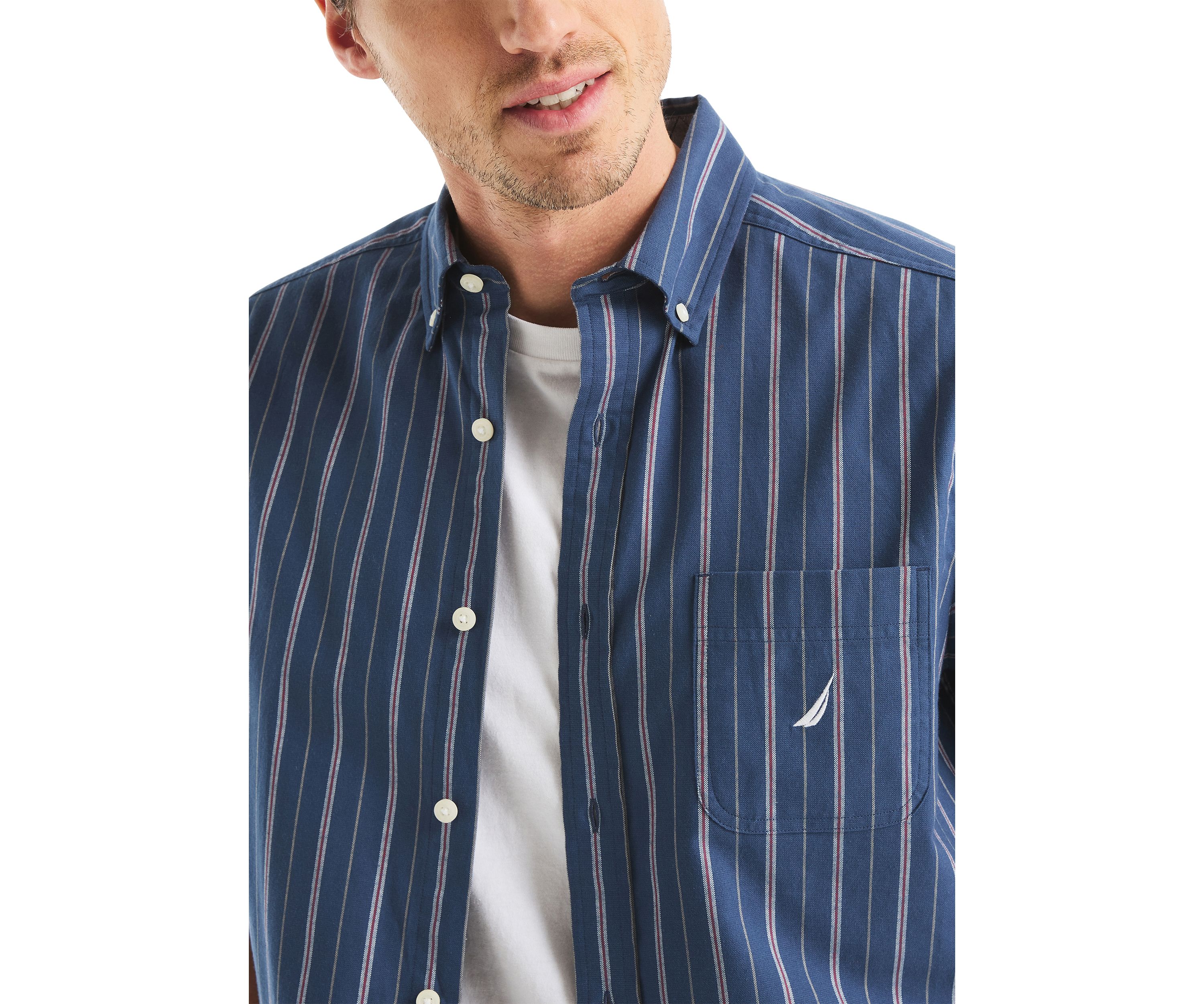 Oxford Stripe Button Down Shirt