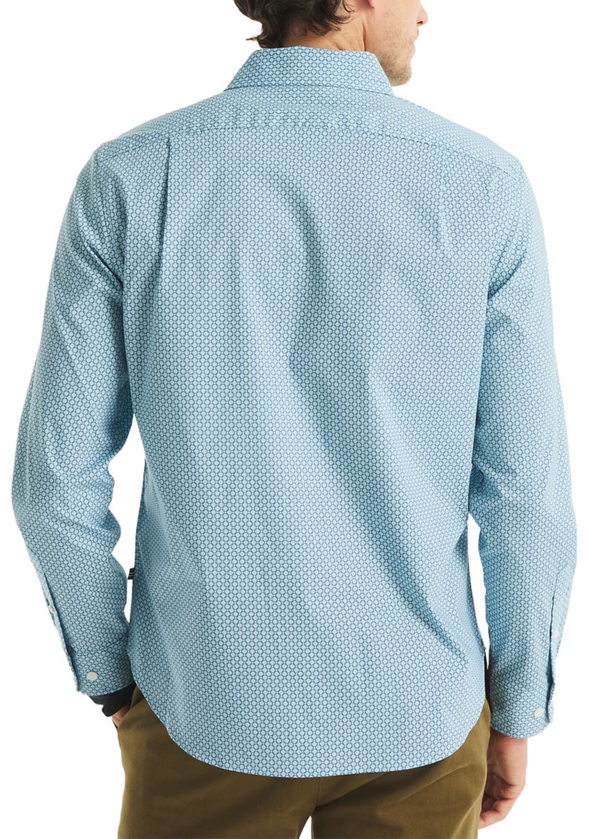 Long Sleeve Printed Woven Shirt