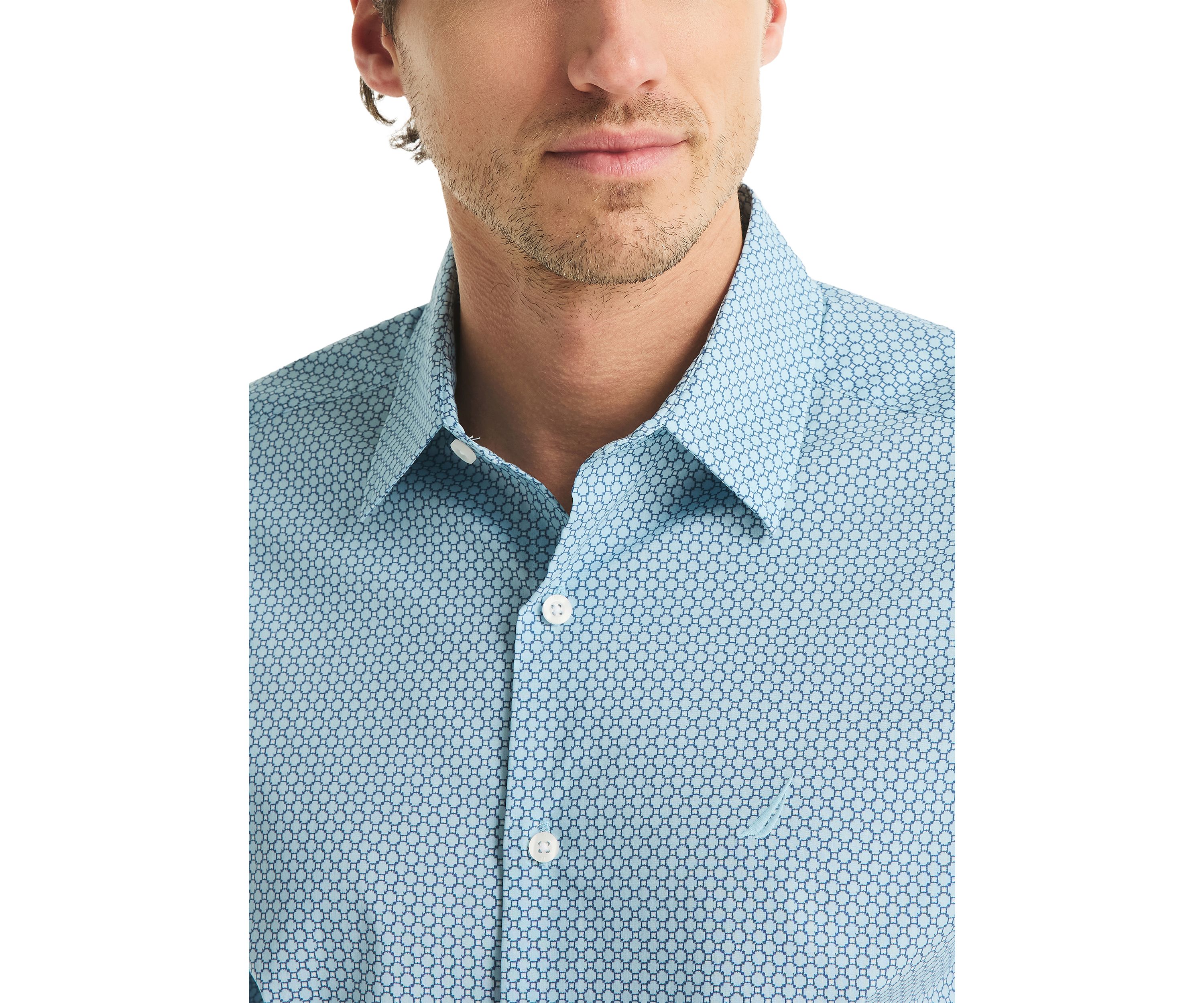 Long Sleeve Printed Woven Shirt