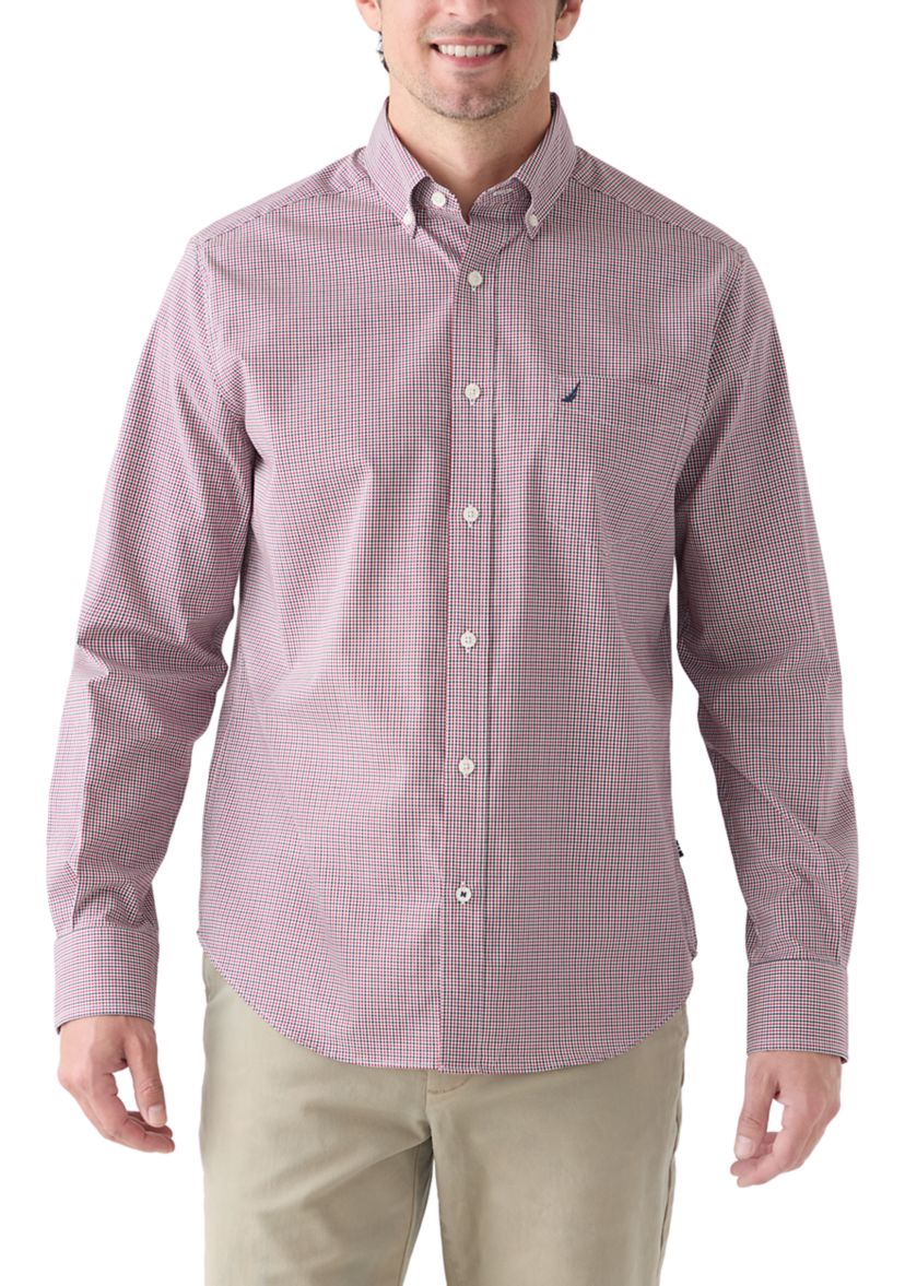 Long Sleeve Plaid Button Up Shirt 