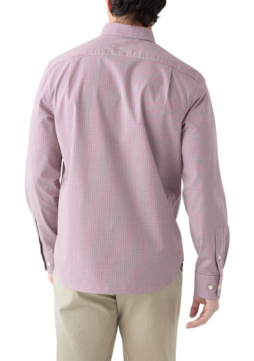 Long Sleeve Plaid Button Up Shirt 