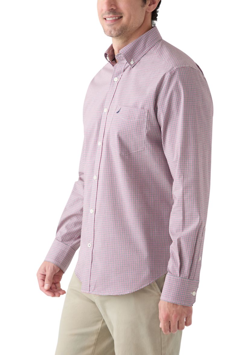 Long Sleeve Plaid Button Up Shirt 