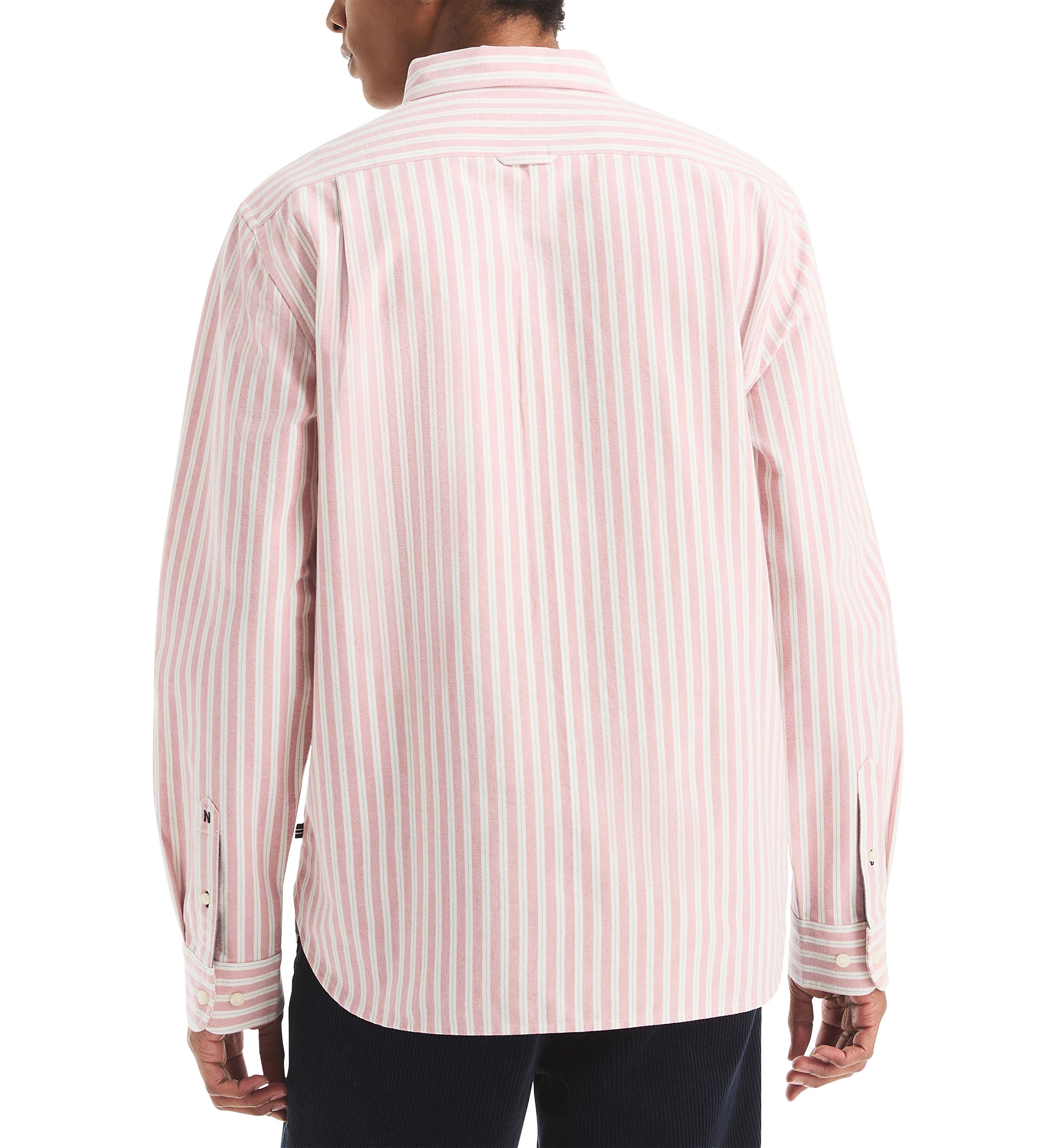 Long Sleeve Striped Woven Shirt 