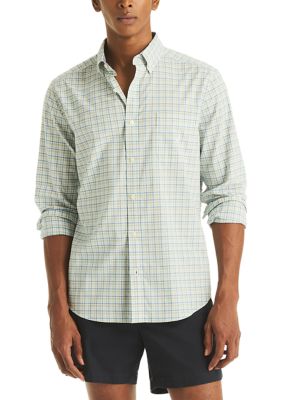 Nautica Men's Plaid Button Down Shirt