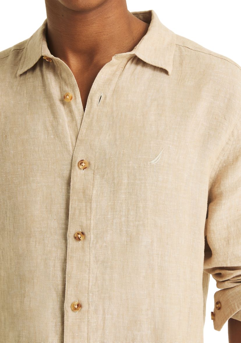 men's dress shirts clearance The Essential Solid Ivory Men's Dress Shirt 18 32/33 / Classic Cuffs / Ivory