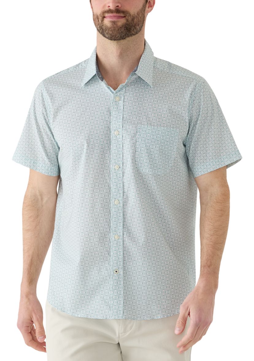 Nautica Men's Short Sleeve Geometric Shirt | Belk