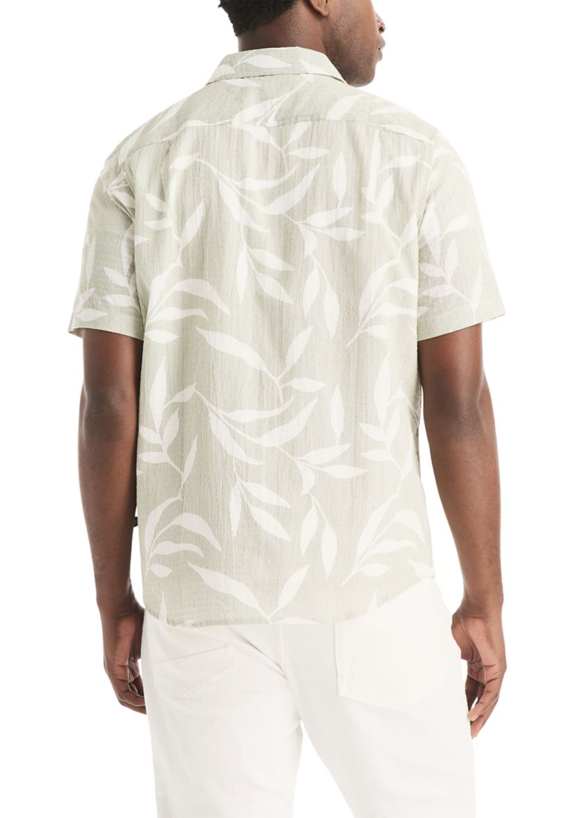 Nautica Men's Leaf Print Dobby Shirt | Belk