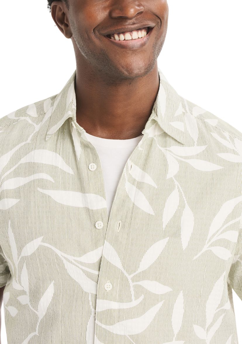 Nautica Men's Leaf Print Dobby Shirt | Belk