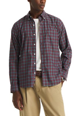Nautica Men's Classic Fit Plaid Shirt, 2XL Regular