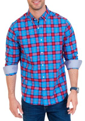 belk mens plaid shirts