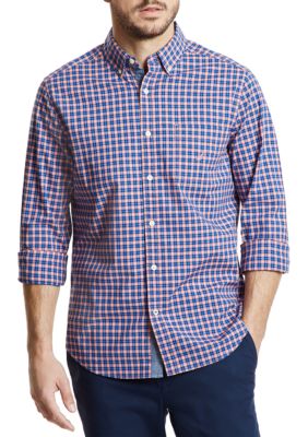 belk men's button down shirts