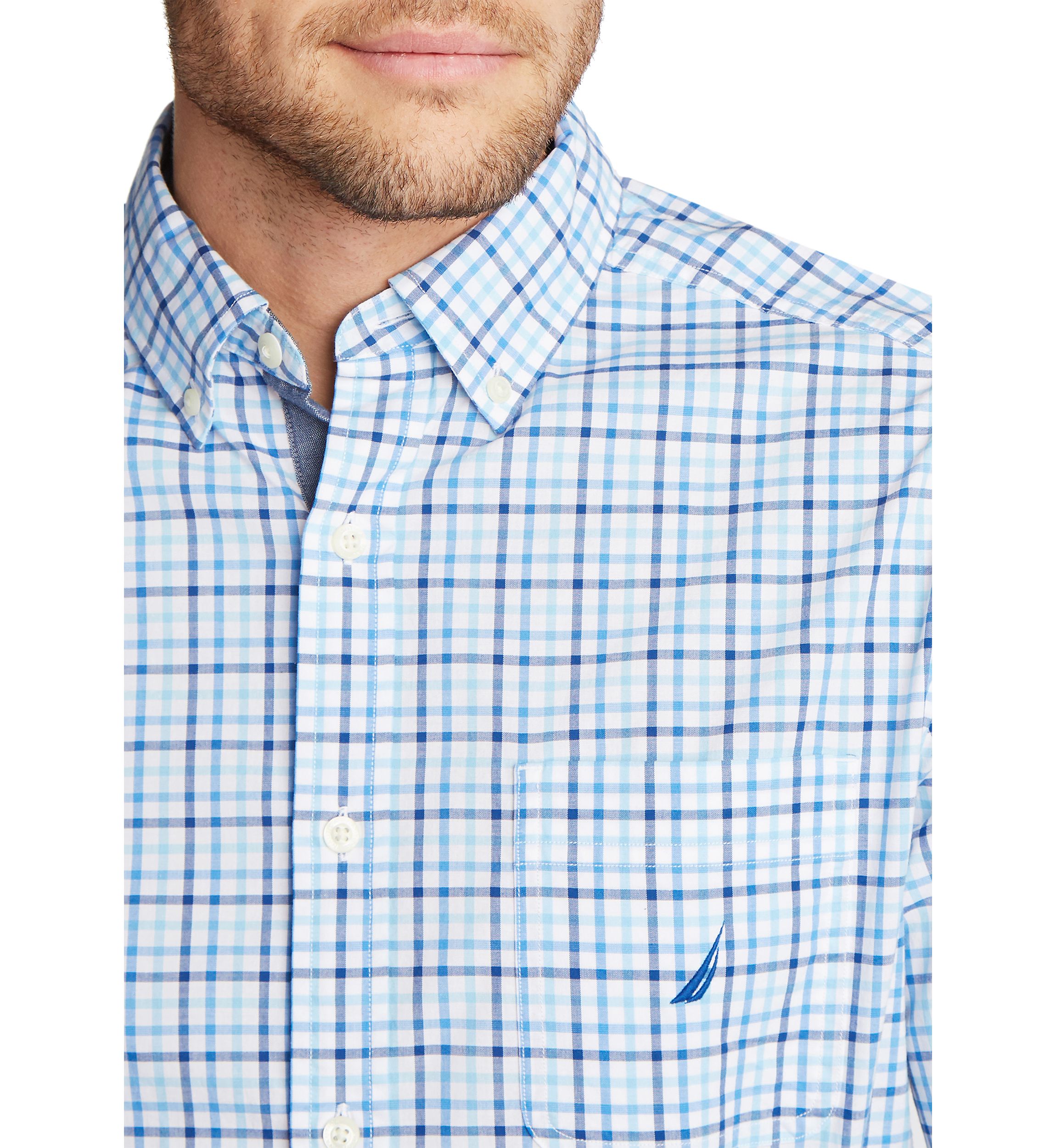 Gingham Long Sleeve Button Down Shirt