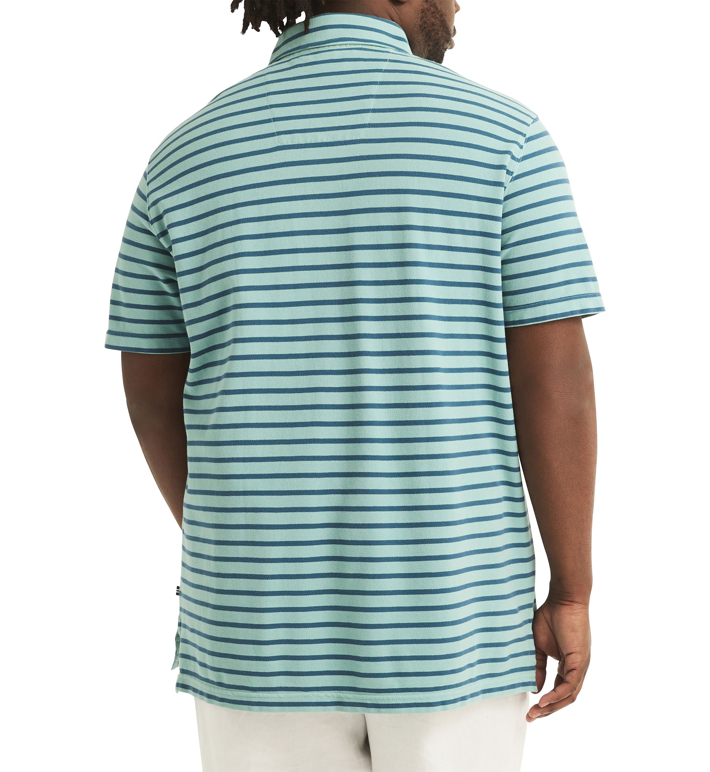 Big & Tall Classic Fit Deck Striped Polo Shirt