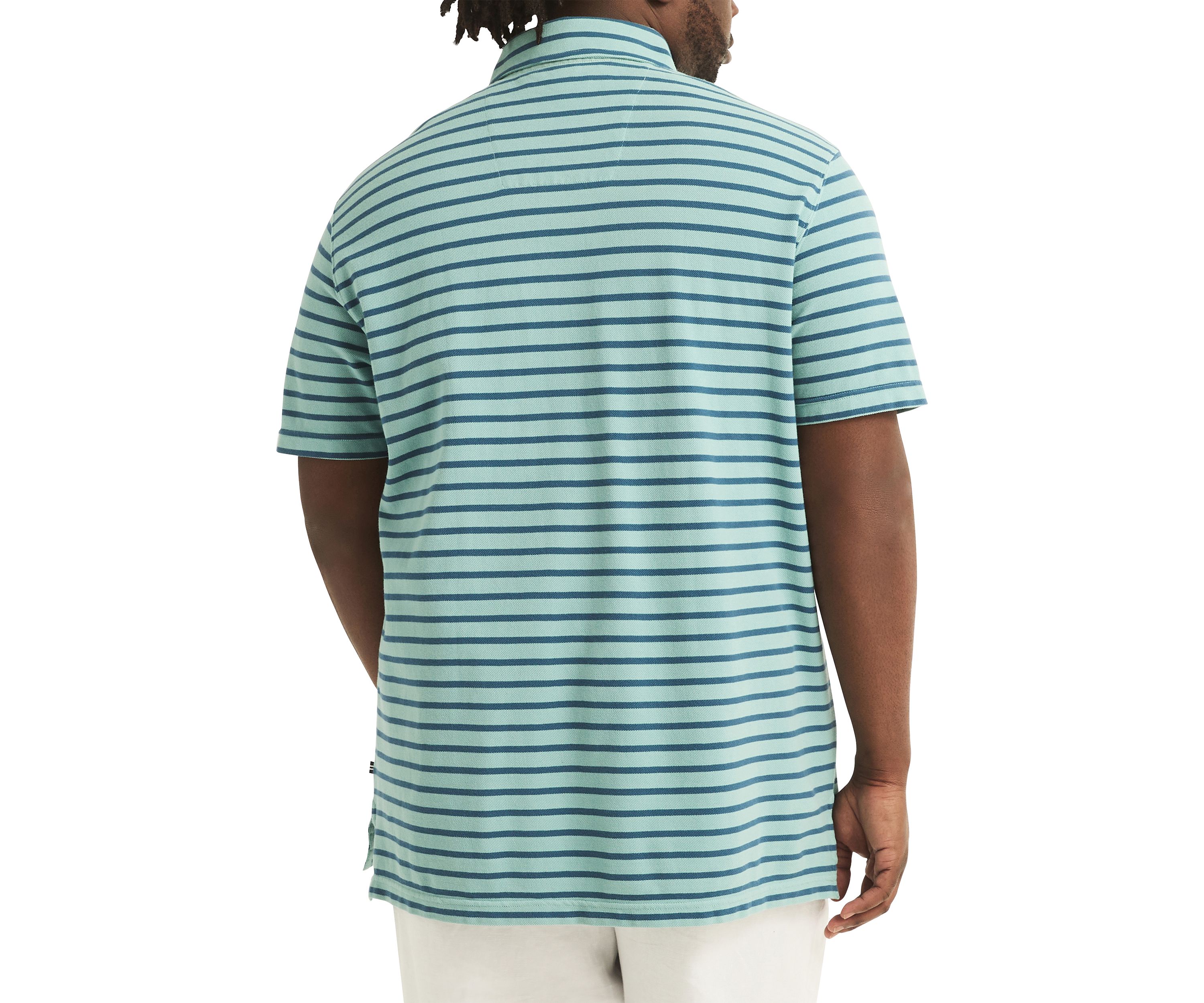 Big & Tall Classic Fit Deck Striped Polo Shirt