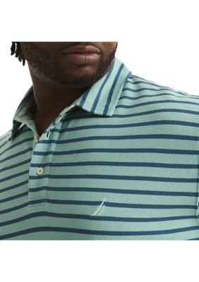 Big & Tall Classic Fit Deck Striped Polo Shirt