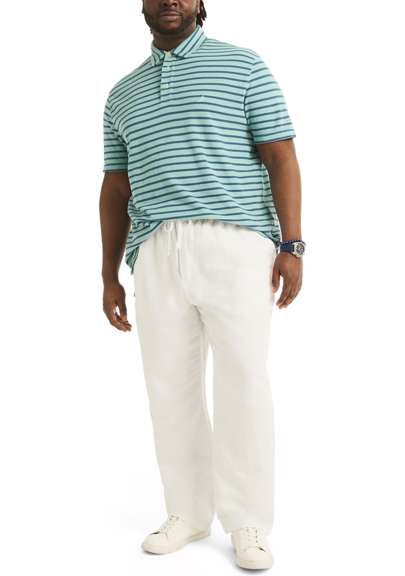 Big & Tall Classic Fit Deck Striped Polo Shirt