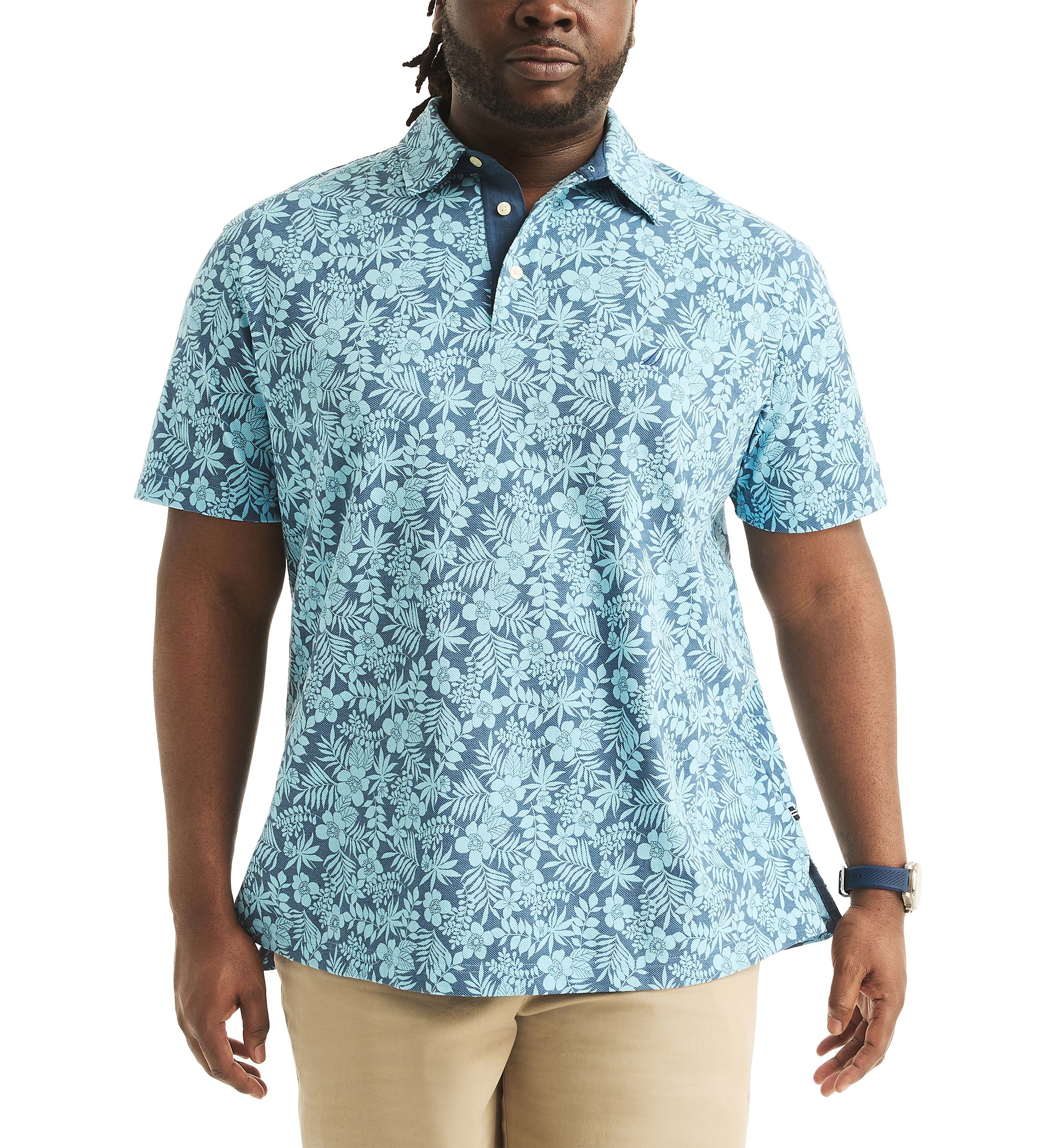 Big & Tall Classic Fit Deck Printed Polo Shirt