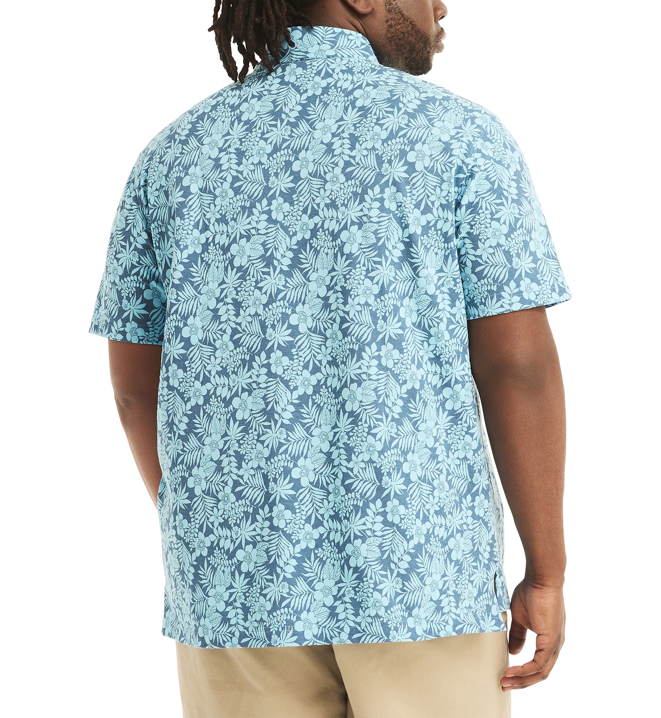 Big & Tall Classic Fit Deck Printed Polo Shirt