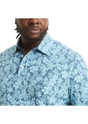 Big & Tall Classic Fit Deck Printed Polo Shirt