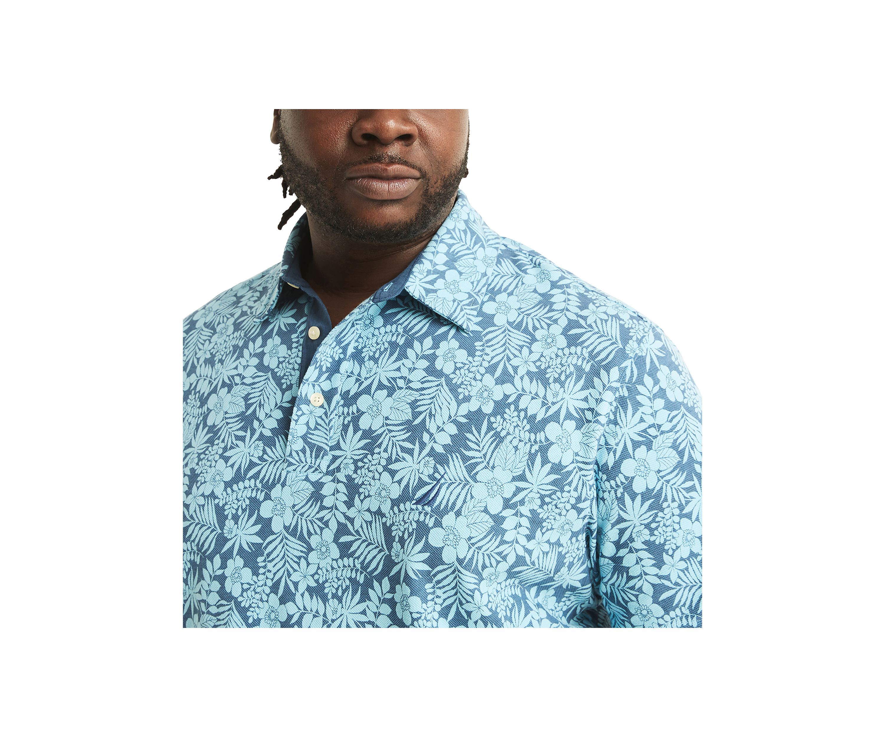 Big & Tall Classic Fit Deck Printed Polo Shirt
