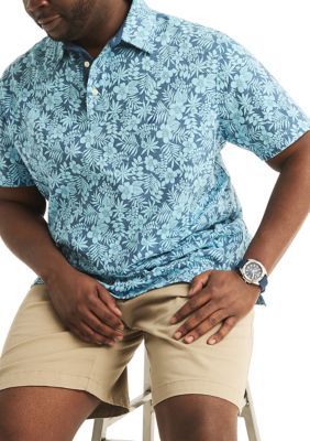 Big & Tall Classic Fit Deck Printed Polo Shirt