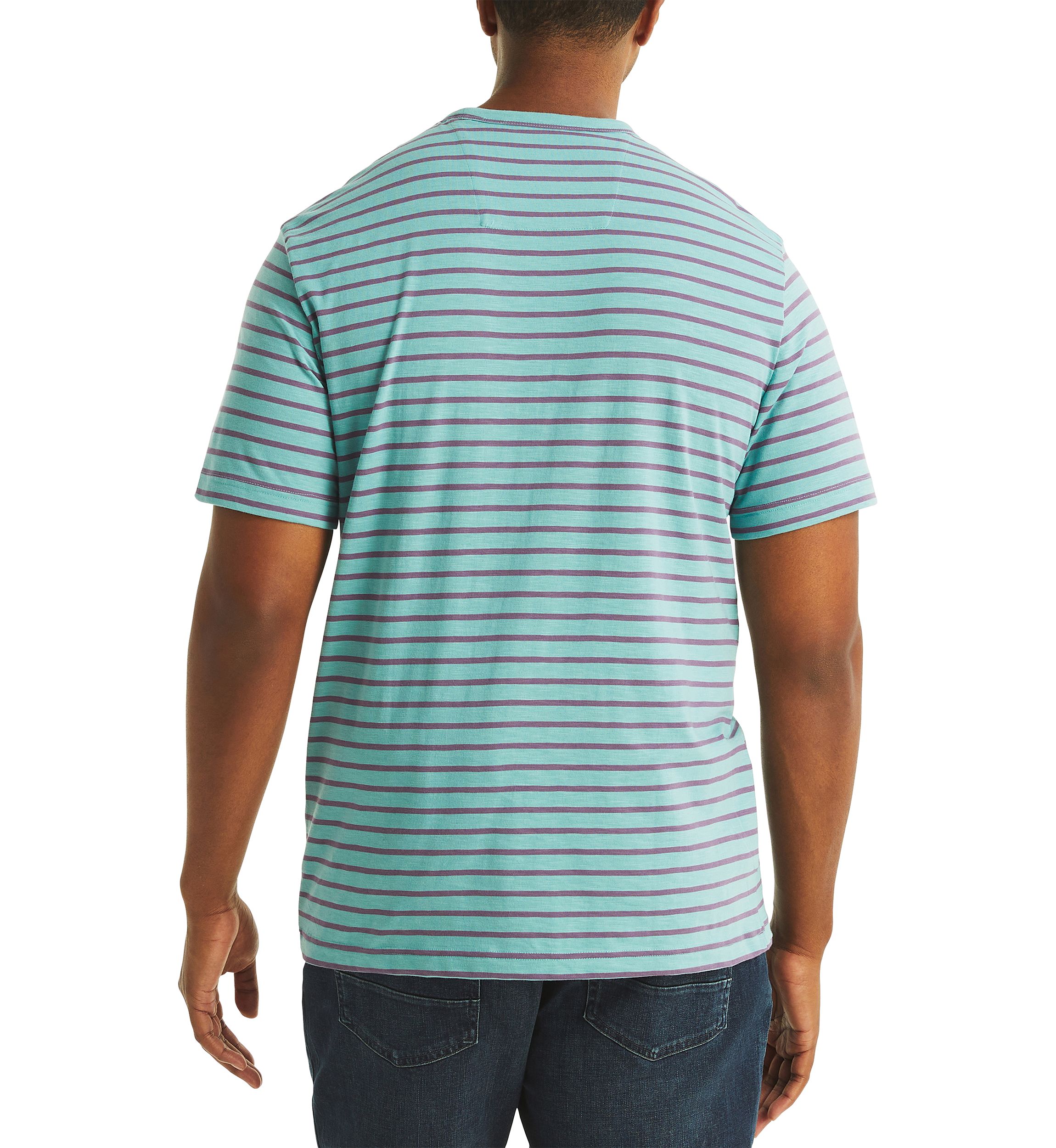 Big & Tall Striped Crew Neck T-Shirt
