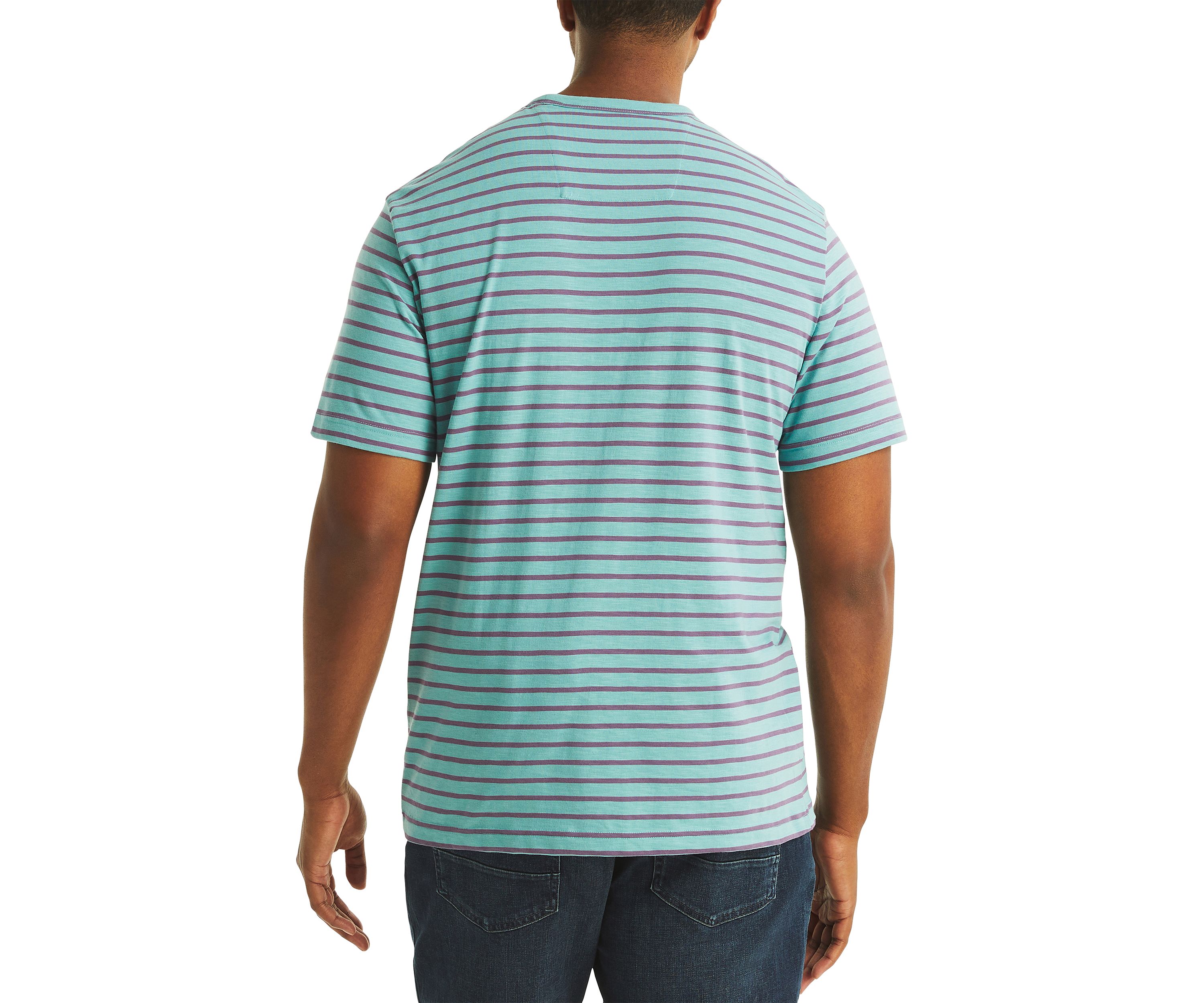 Big & Tall Striped Crew Neck T-Shirt