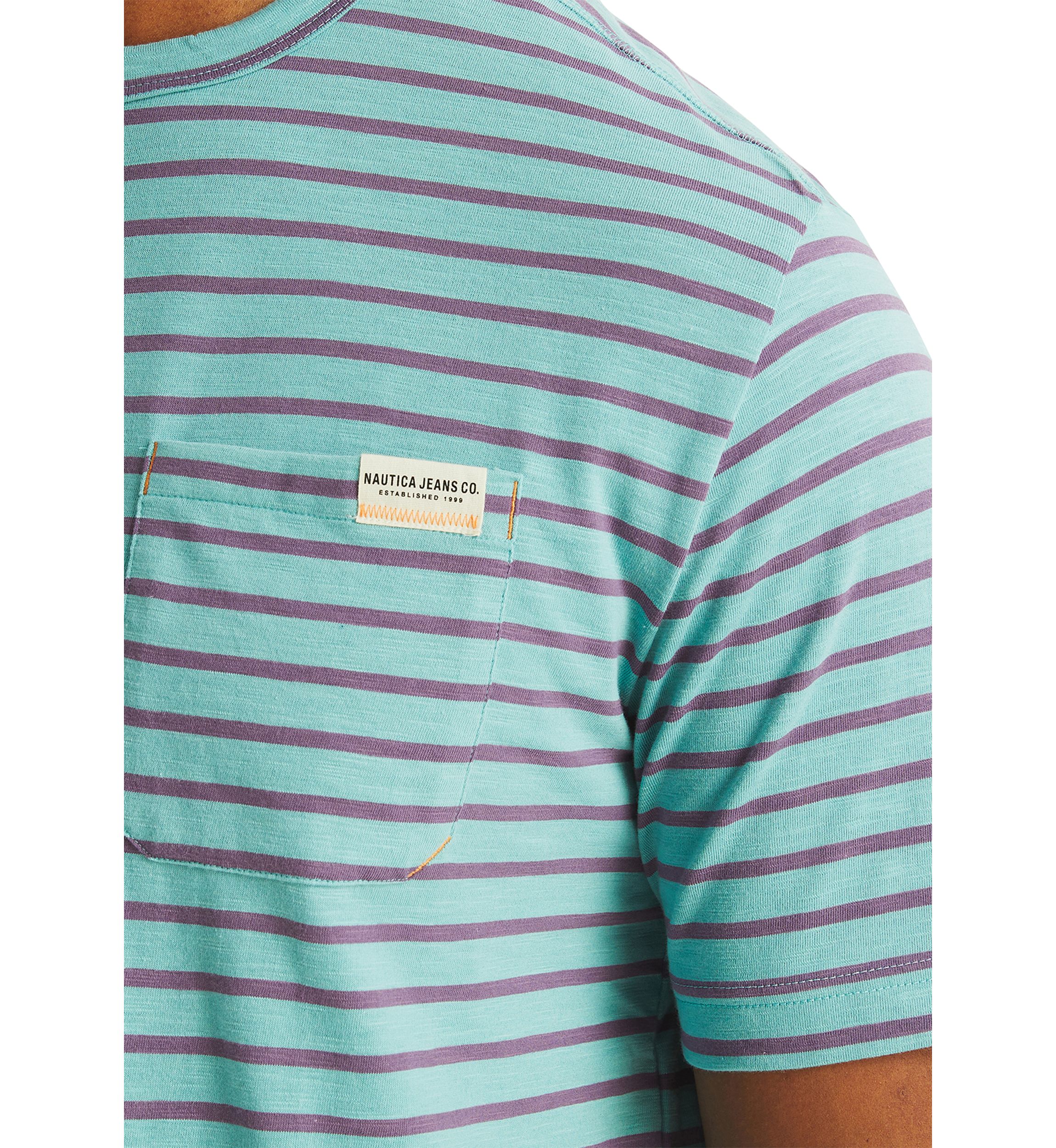 Big & Tall Striped Crew Neck T-Shirt