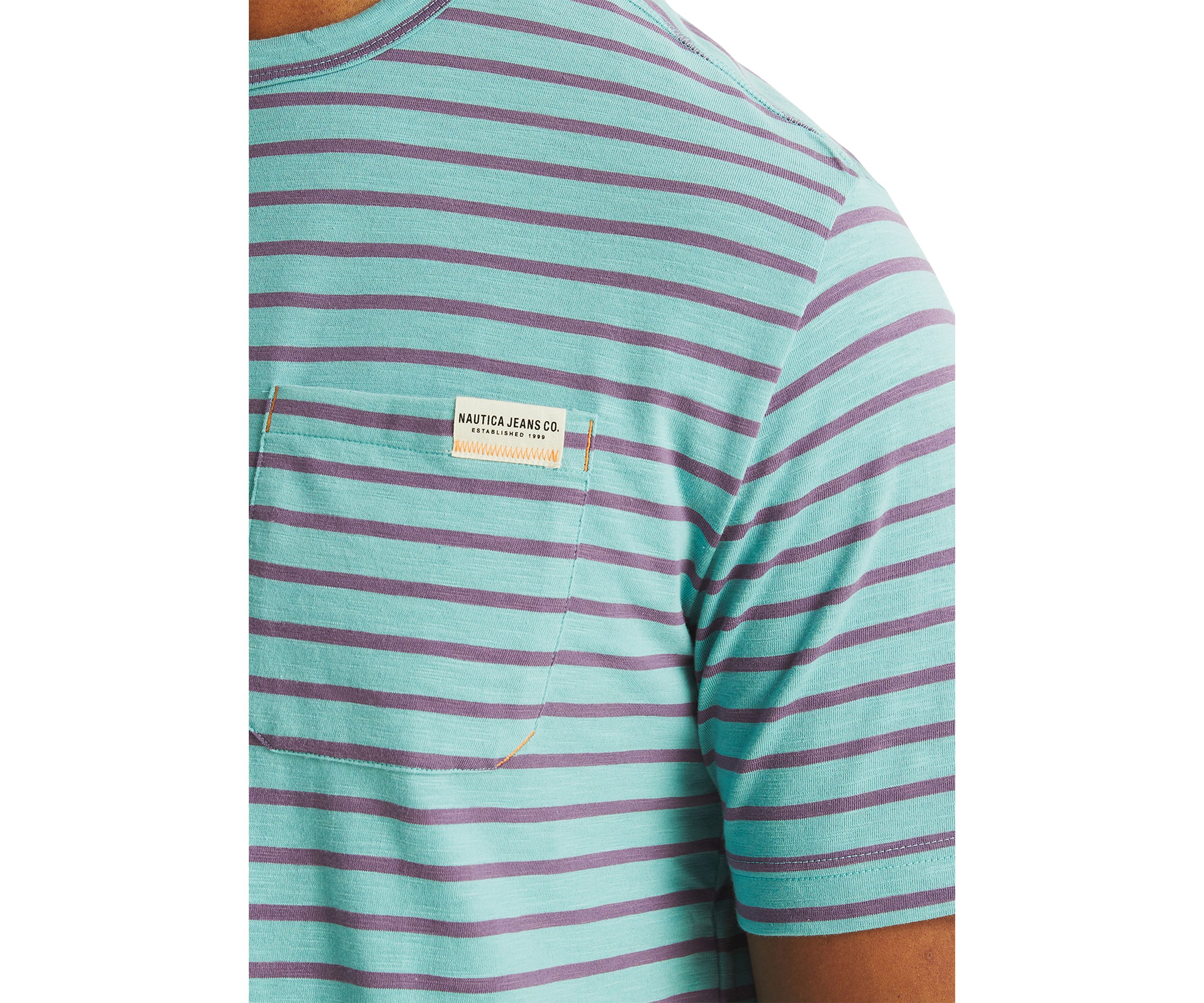 Big & Tall Striped Crew Neck T-Shirt
