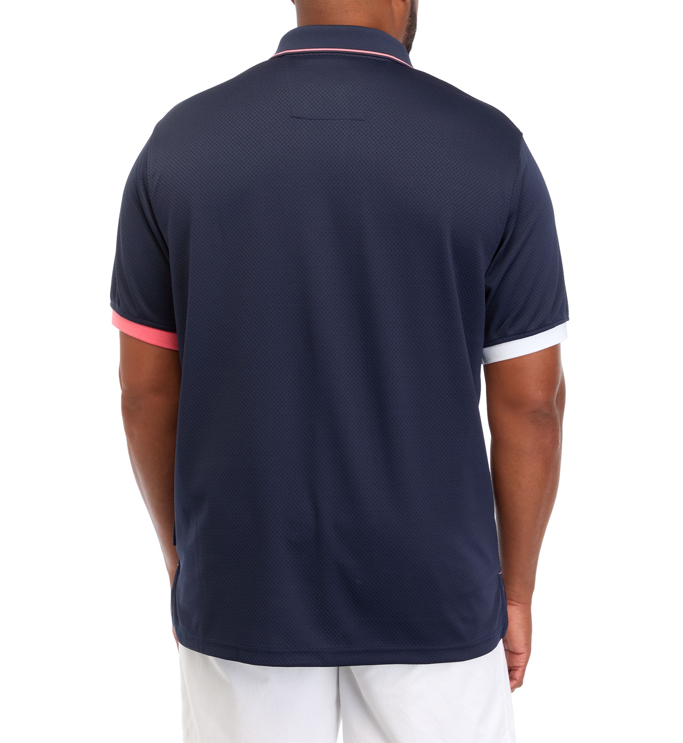 Big & Tall Short Sleeve Navtech Color Block Polo Shirt