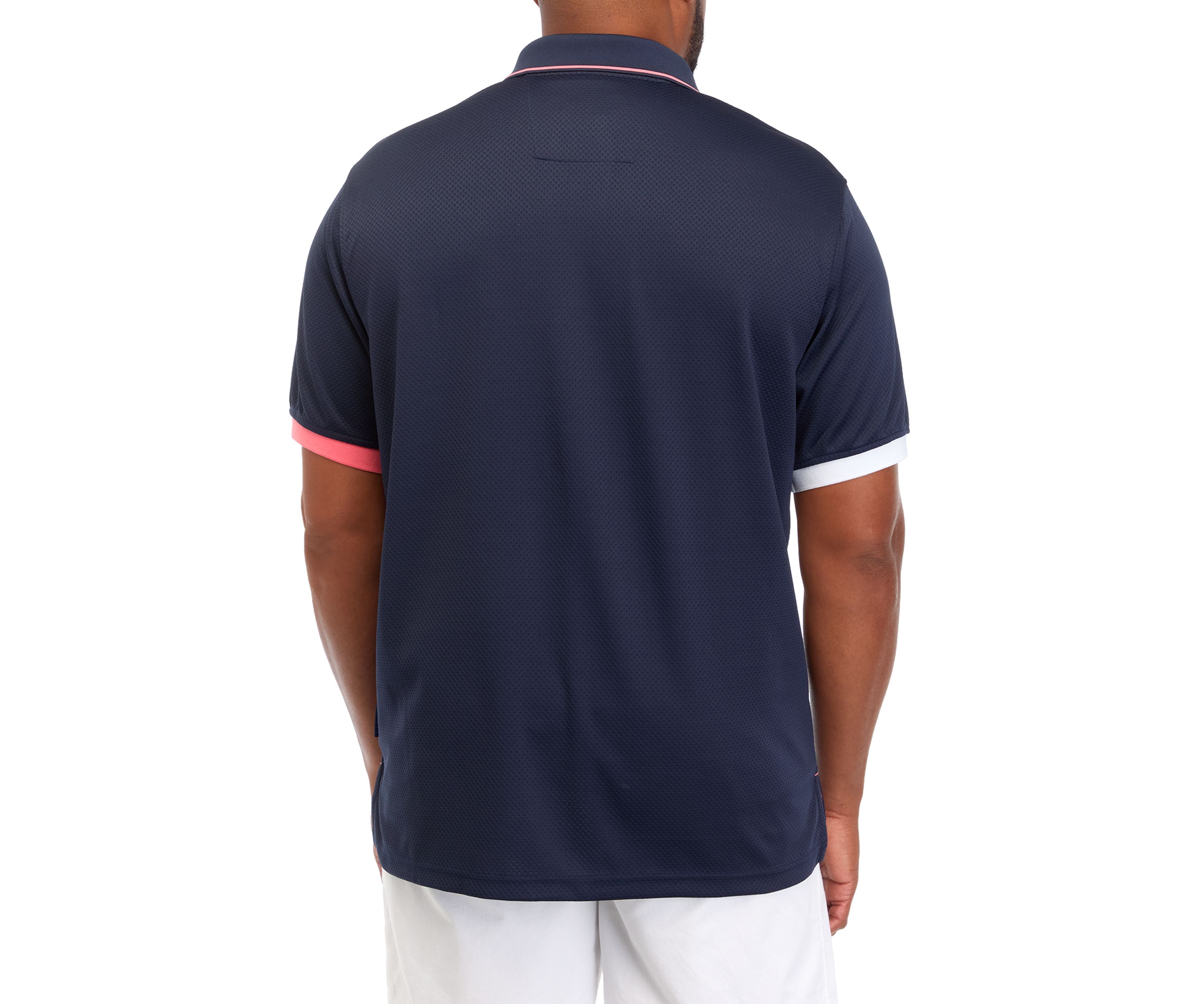 Big & Tall Short Sleeve Navtech Color Block Polo Shirt