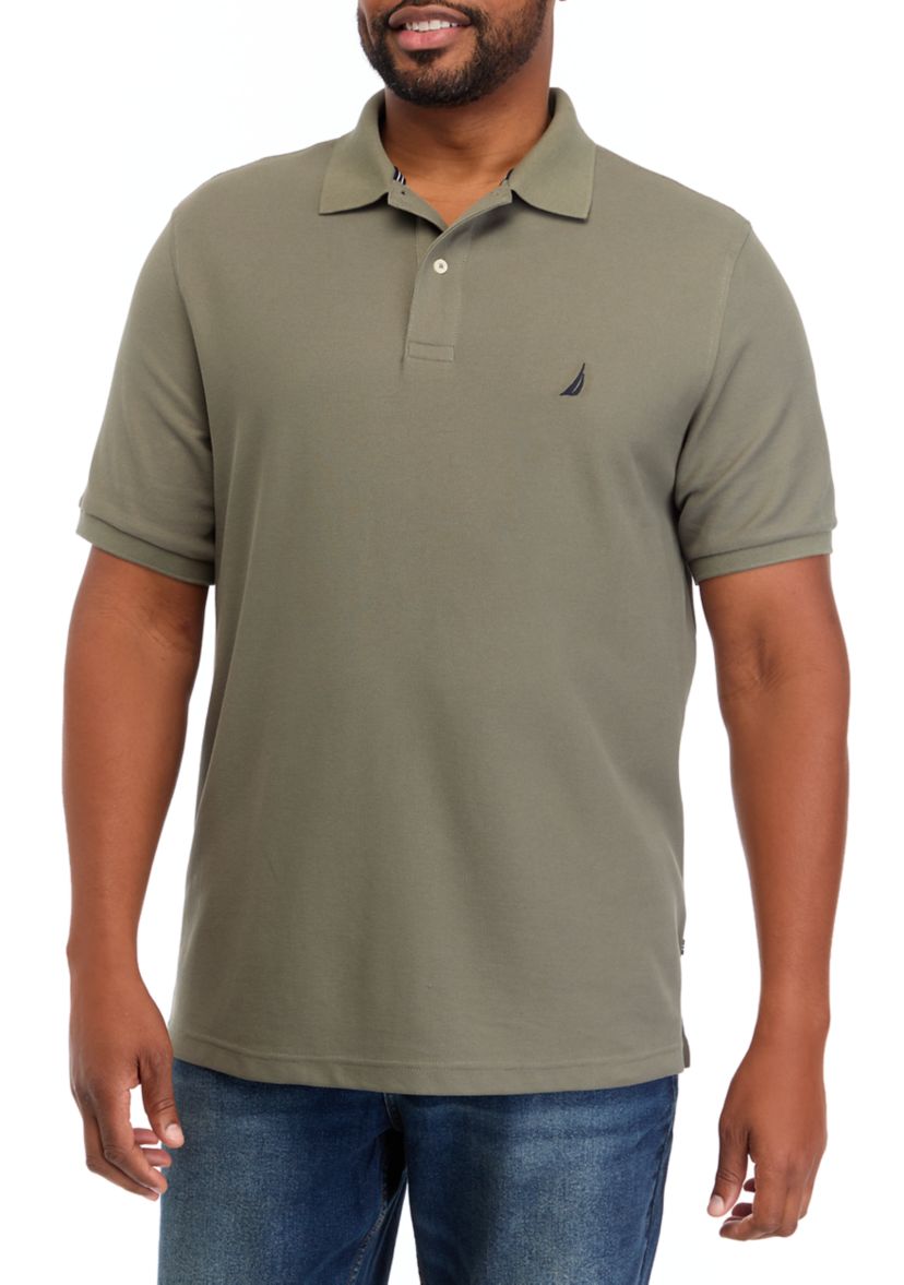 Big & Tall Short Sleeve Classic Fit Deck Polo Shirt