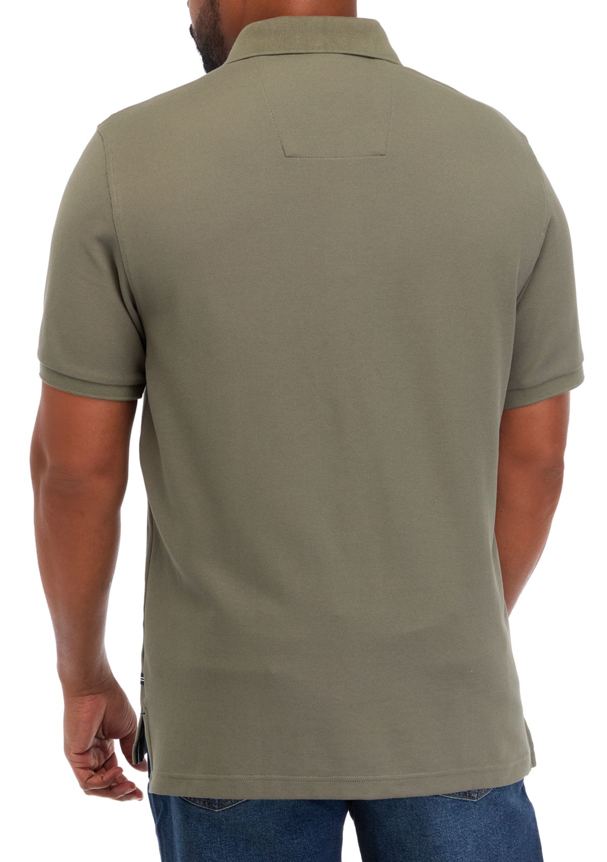 Big & Tall Short Sleeve Classic Fit Deck Polo Shirt