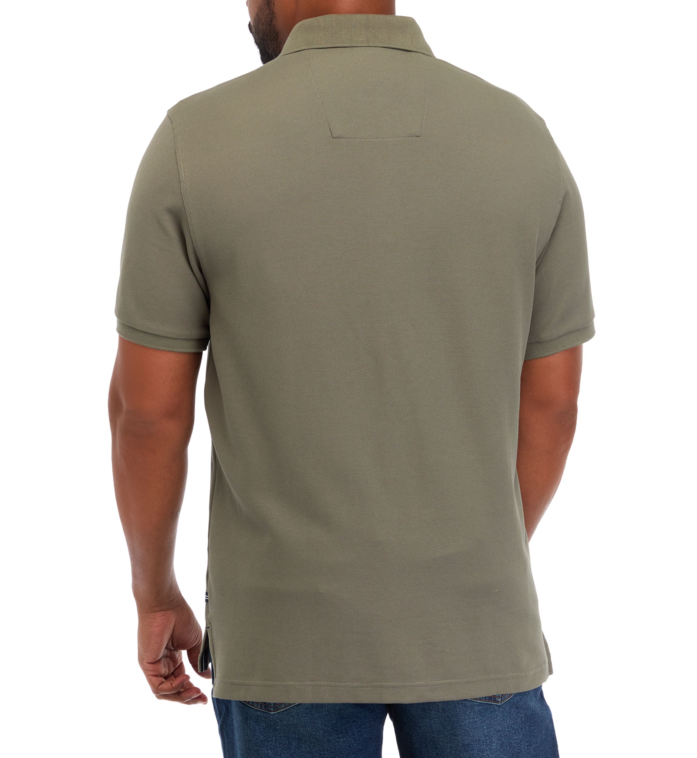 Big & Tall Short Sleeve Classic Fit Deck Polo Shirt