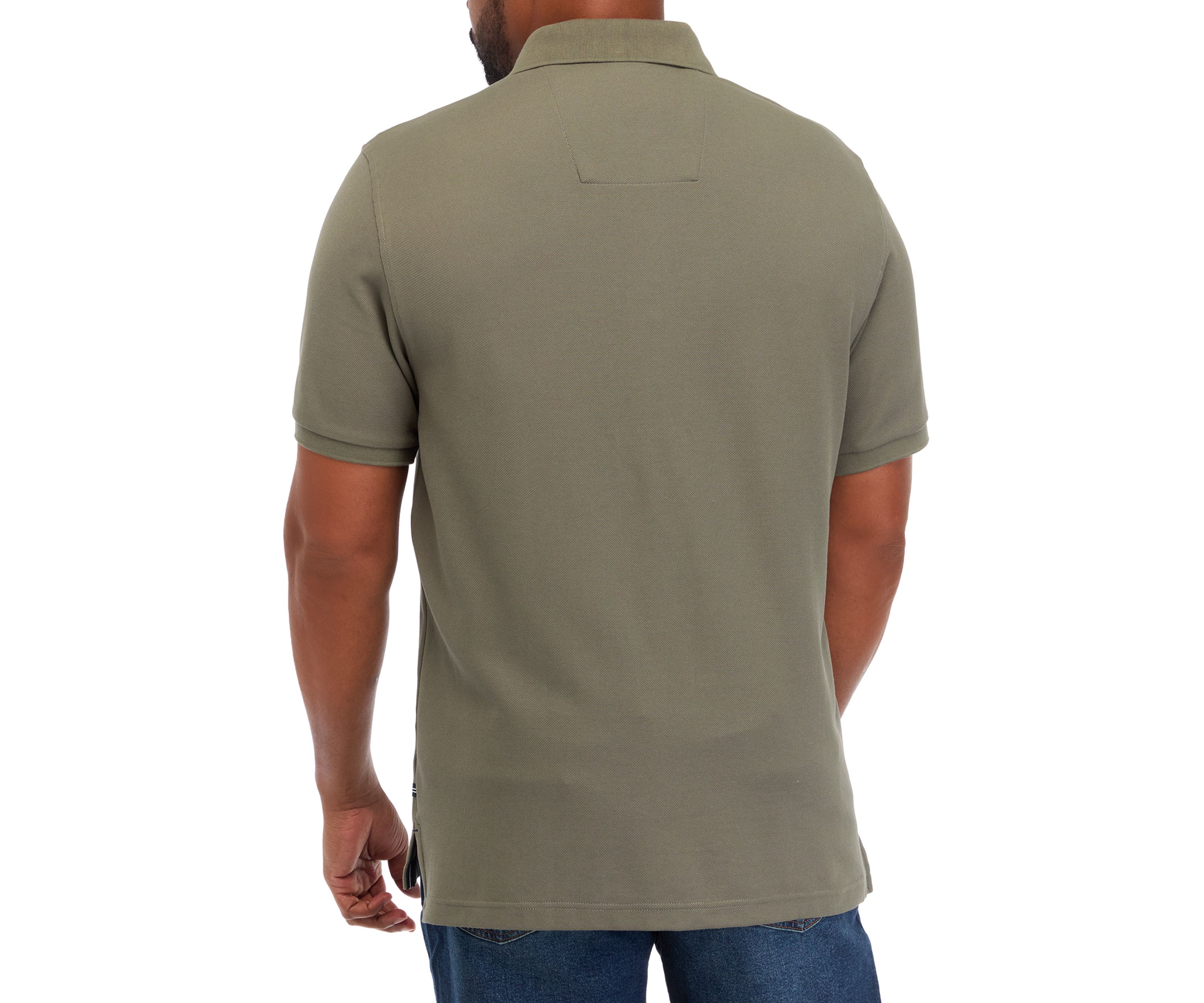 Big & Tall Short Sleeve Classic Fit Deck Polo Shirt