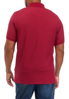 Big & Tall Short Sleeve Classic Fit Deck Polo Shirt