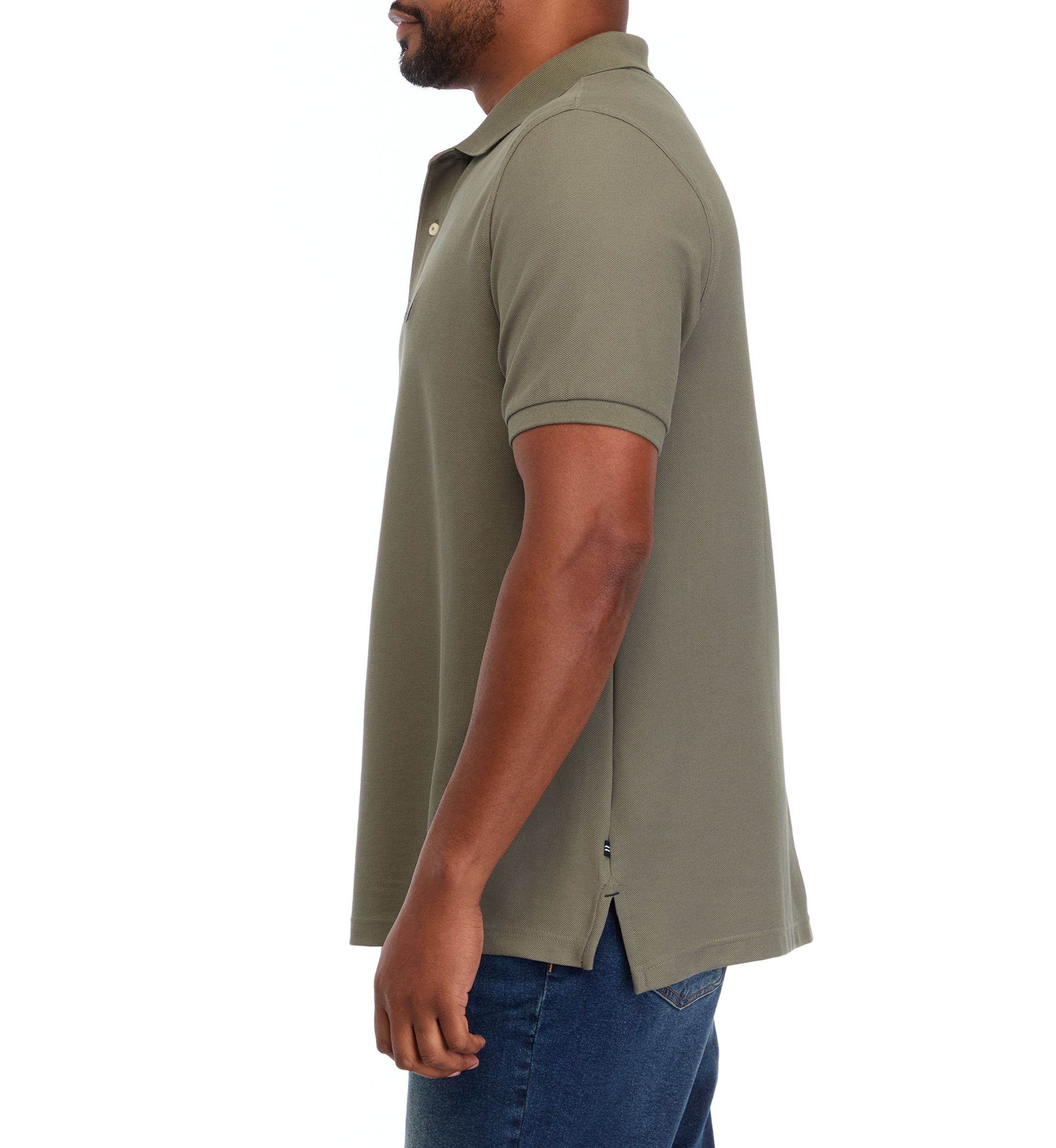 Big & Tall Short Sleeve Classic Fit Deck Polo Shirt