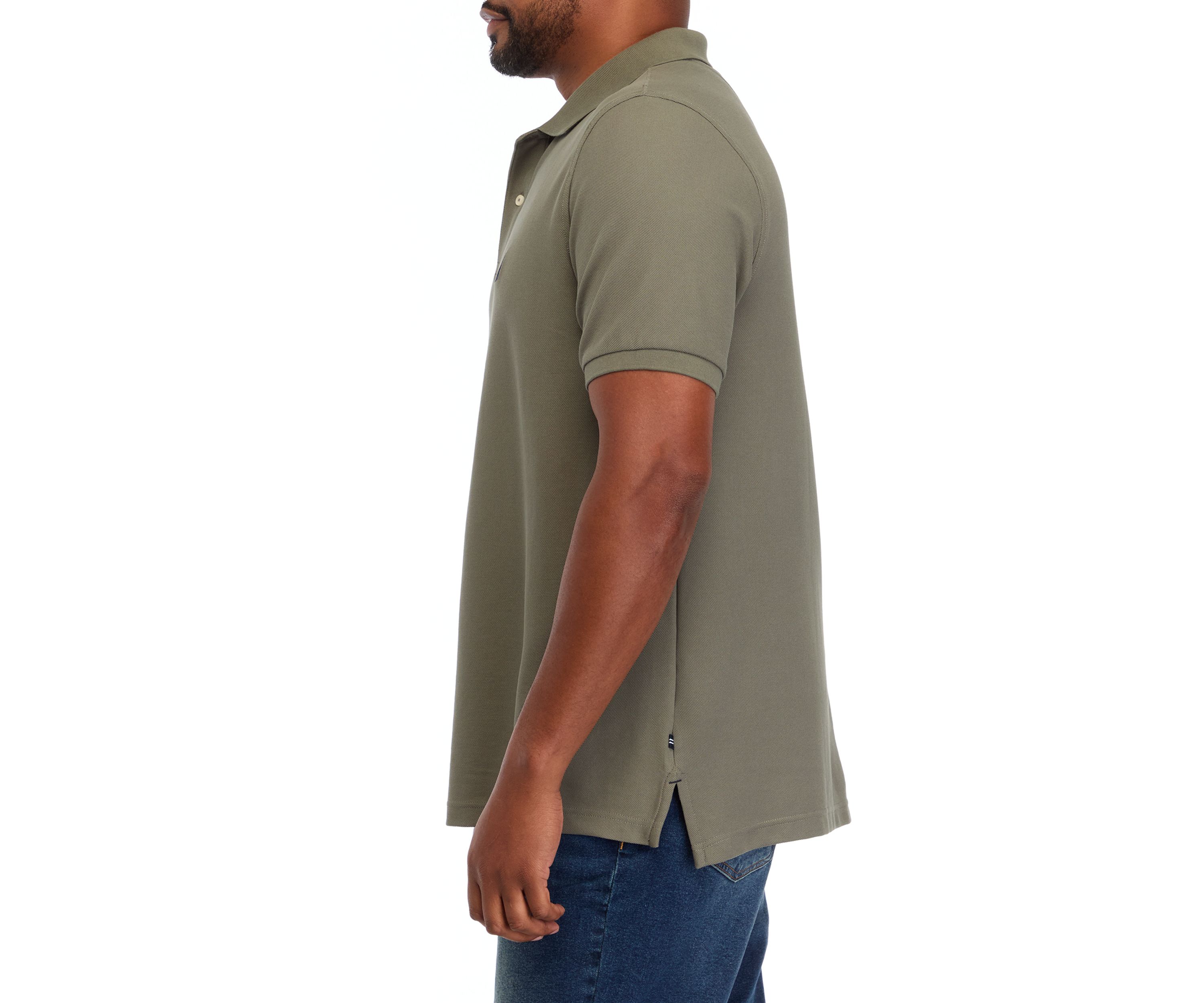 Big & Tall Short Sleeve Classic Fit Deck Polo Shirt