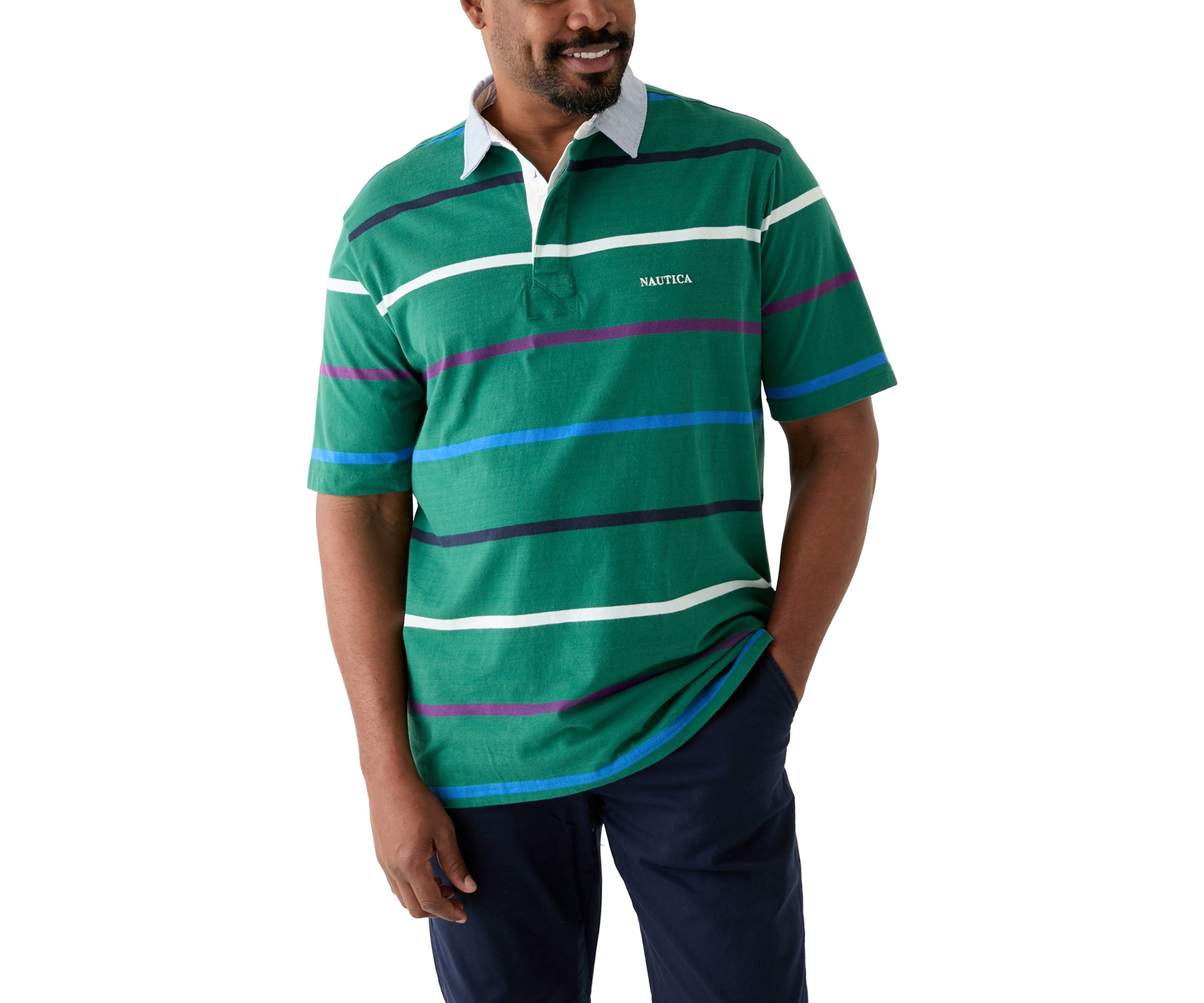Big & Tall Rugby Polo Shirt 