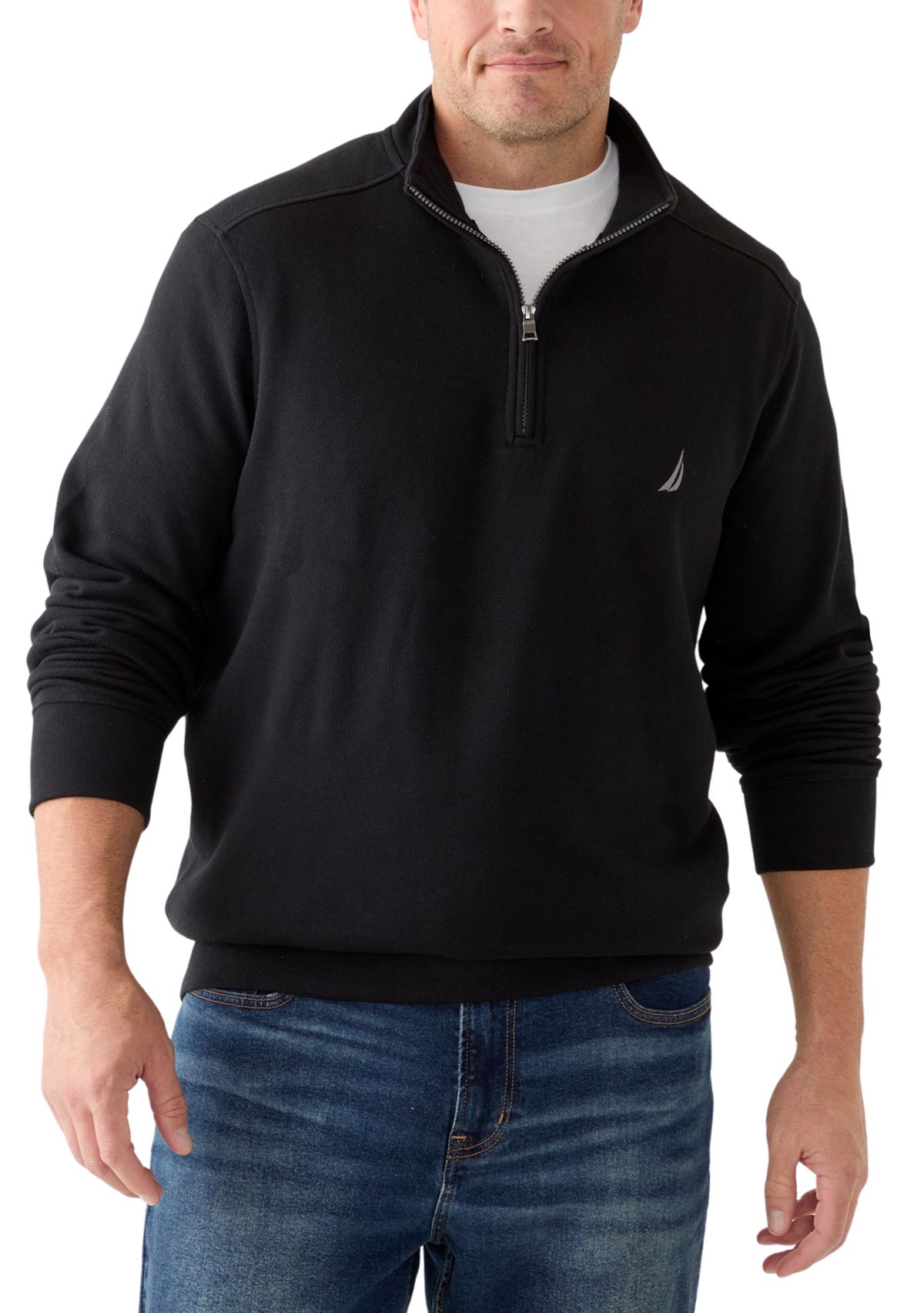 Big & Tall Quarter-Zip Fleece Sweatshirt