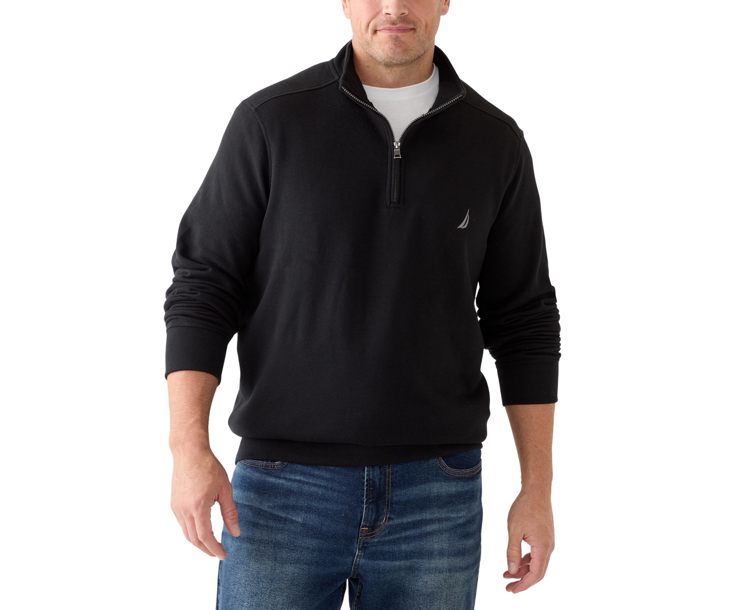 Big & Tall Quarter-Zip Fleece Sweatshirt
