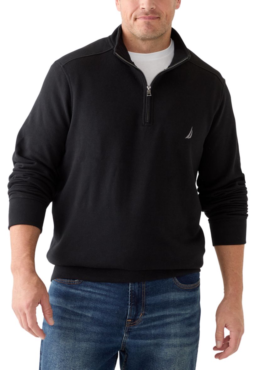 Big & Tall Quarter-Zip Fleece Sweatshirt