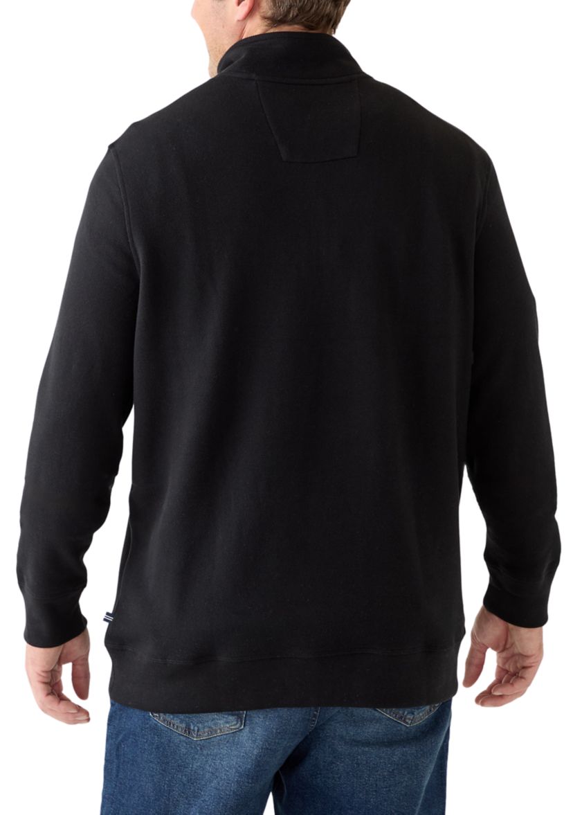 Big & Tall Quarter-Zip Fleece Sweatshirt